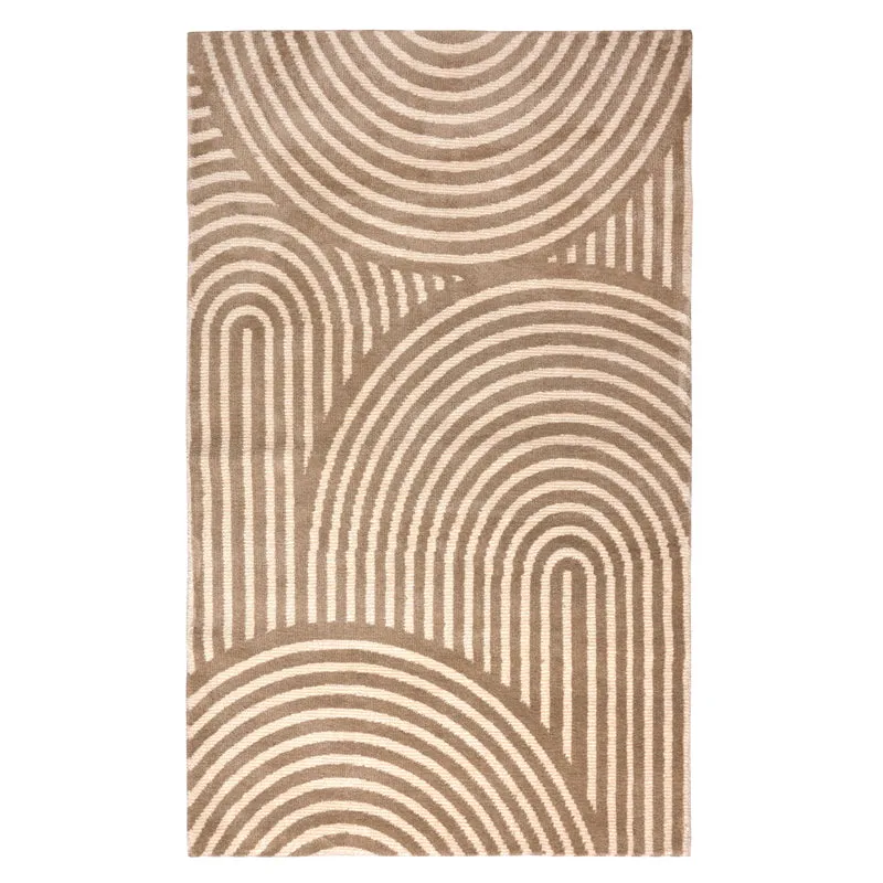 Aneeta Soft Pile Anti-Skid Polyester Carpet - Beige media 1