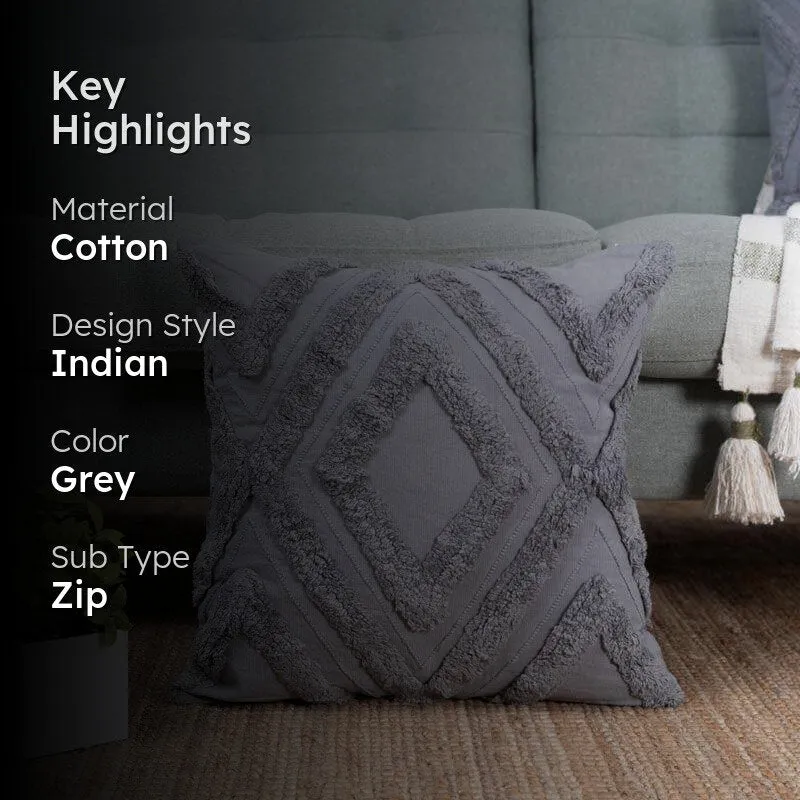 Taffty Tufted Cushion Cover media 2