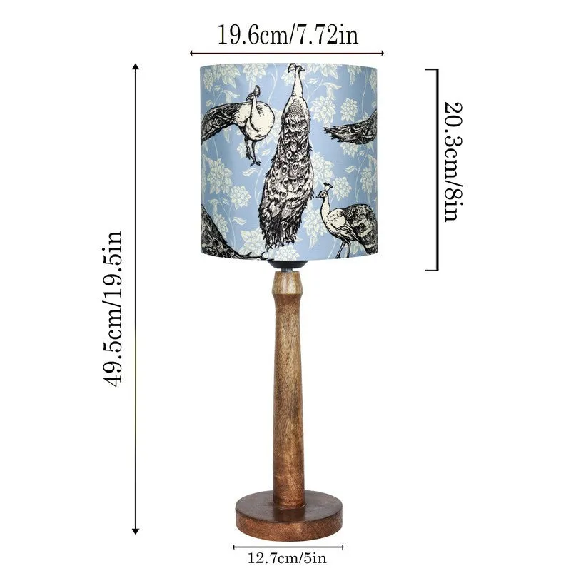 EverGlow Adjus Wooden Table Lamp - Multicolor media 7