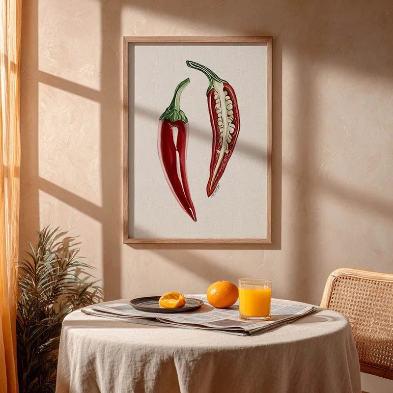 ChilliSplit Archival Canvas Wall Art - Brown media 4