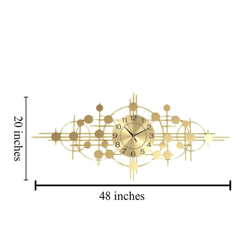 Aurum Hours Metal Analog Wall clock media 5