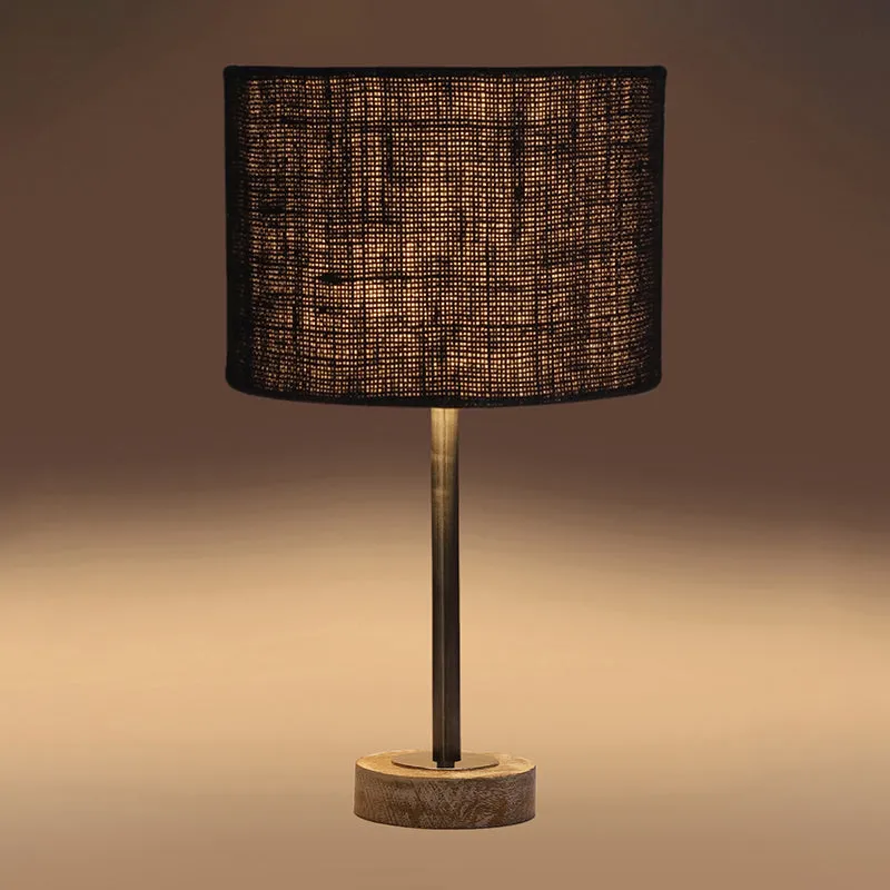 Sienna I Rodin Wooden Table Lamp - Black,Silver,White media 6