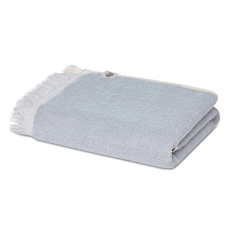 Melange Terry Cotton Hand Towel - Glazed Stone media 3