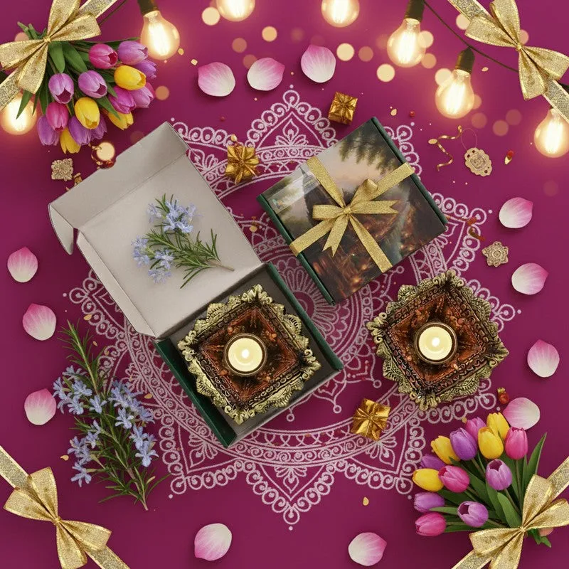 Chaarmukhi Diya - Set Of Two media 6