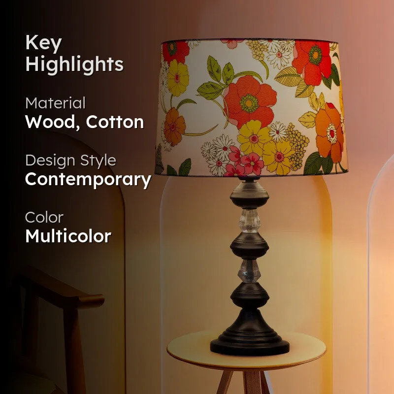 Floral Vista Metal Table Lamp media 2
