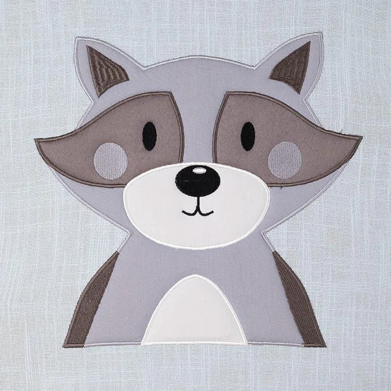 Racoon Roam MDF & Fabric Wall Accent  - Jungle Collection media 3