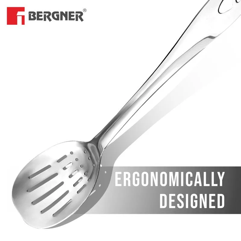 Slotted Stainless Steel Serving Spoon - 35 CM media 5