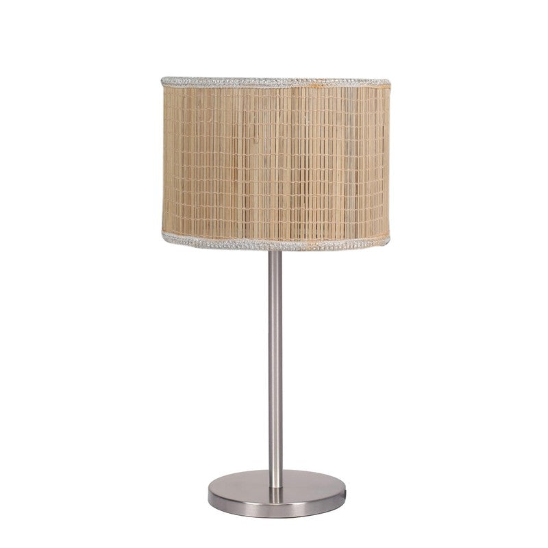 Noctra Glow Metal Table Lamp - Beige media 5