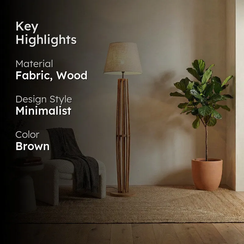 Zephyra Wooden Floor Lamp media 2