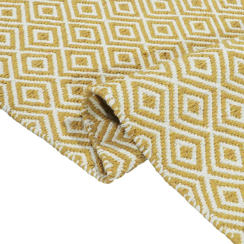 Earthica Cotton Runner Rug - Yellow media 5