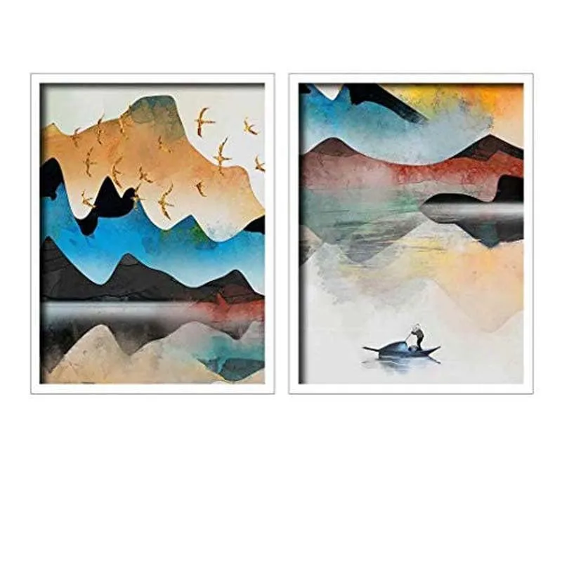 Mountainscapes Wall Art - Set Of Two media 4