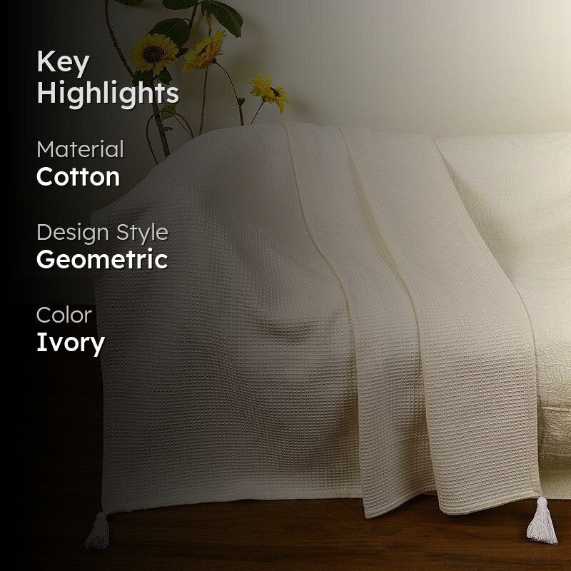 Free Spirit Geometric Cotton Throw media 2