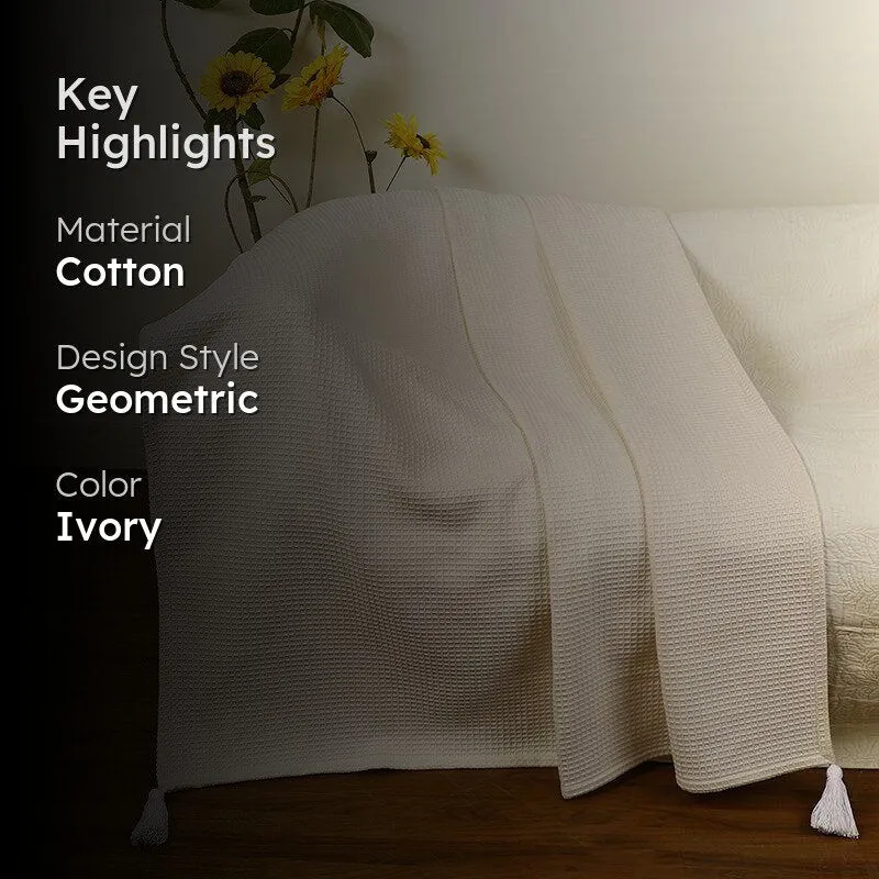 Free Spirit Geometric Cotton Throw media 2