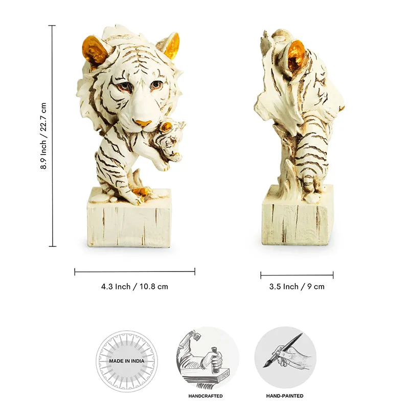 Tiger & Cub Resin Showpiece media 6