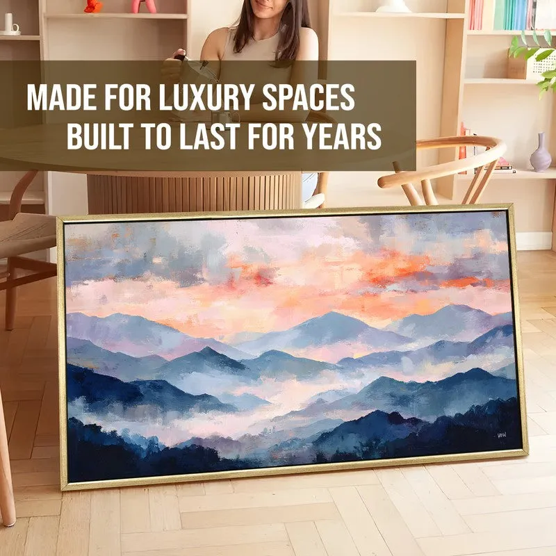 Mountain Veil Canvas Wall Painting With Frame media 5