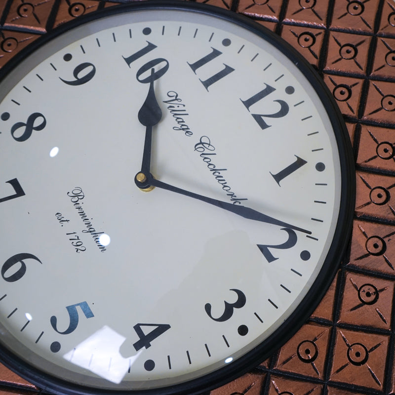 Calder Hand-Painted Wood Wall Clock media 3