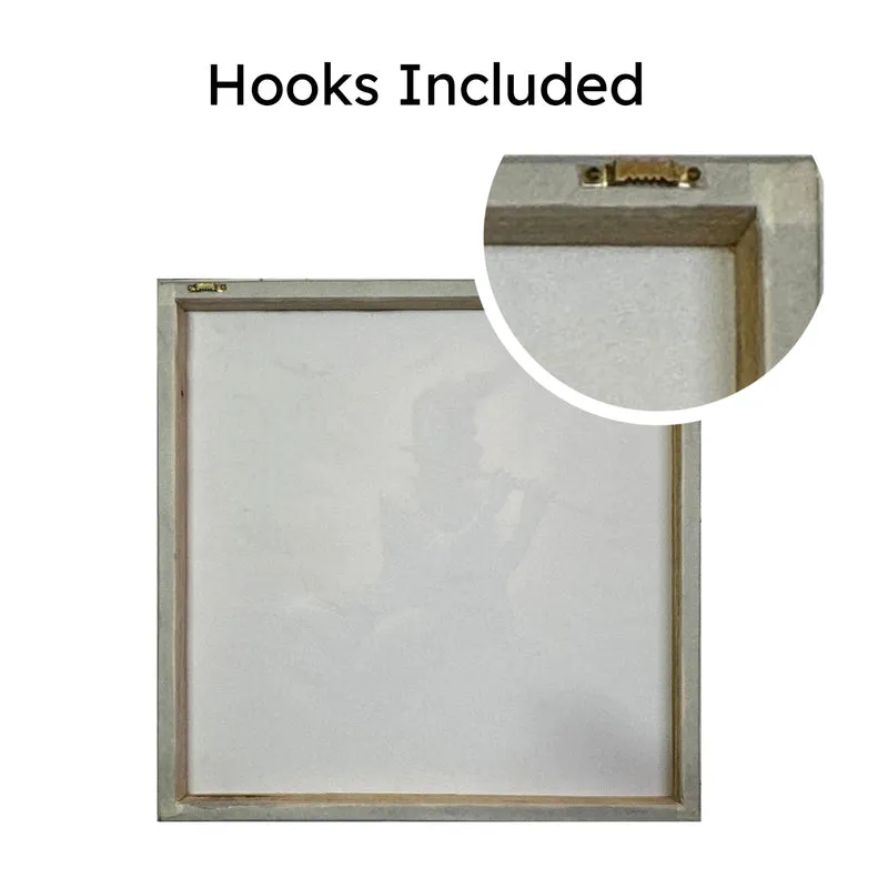 Soft-hued Abstract Wall Painting media 8