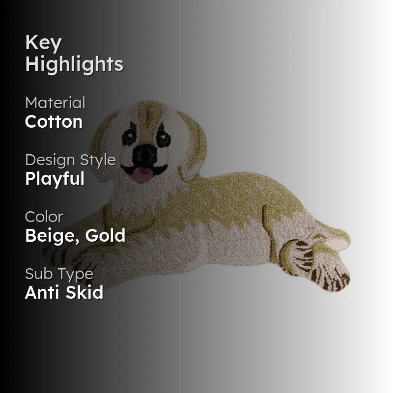 Furry Pup Cotton Carpet media 2