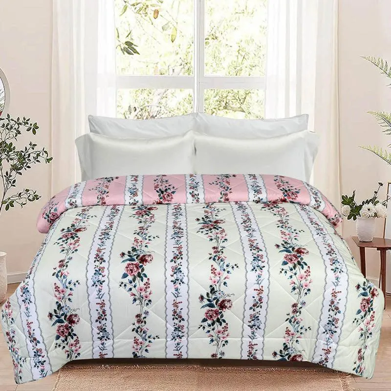 Lorelai Floral Cotton Reversible Comforter - 220 GSM media 3
