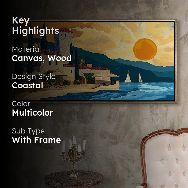 Aurelian Canvas Wall Painting With Frame media 2