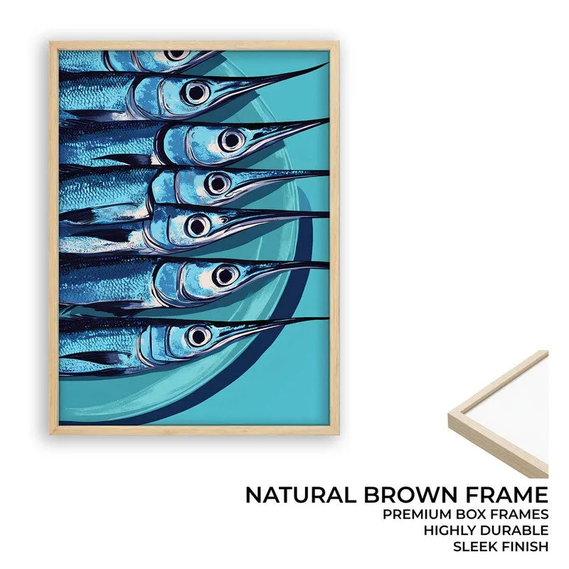 Costal Fiesta Archival Canvas Wall Art - Brown media 10