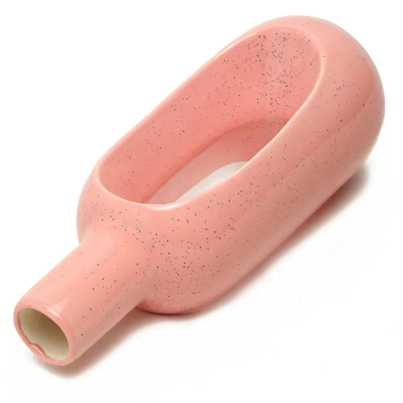 Concetta Ceramic Vase (Pink) - Set Of Two media 4