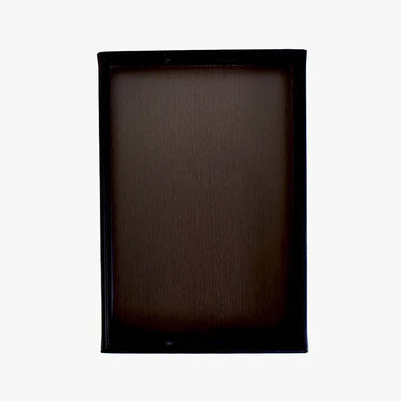 Trivox Faux Leather Serving Tray (Black) - Set Of Two media 5