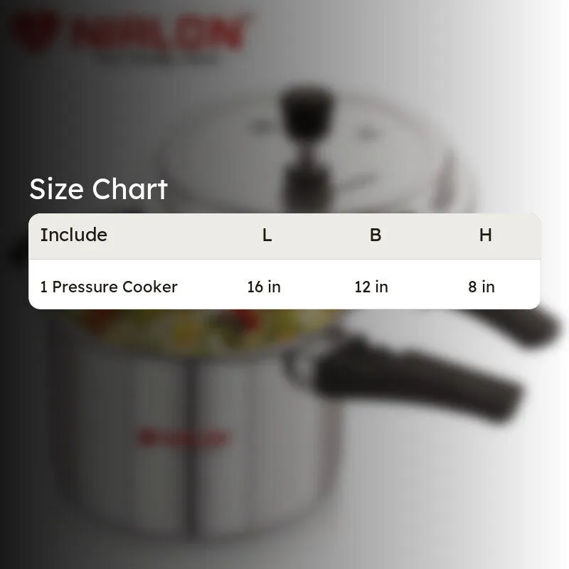 Nirlon Pressure Cooker - 7000 mL/ 12 Inches media 10