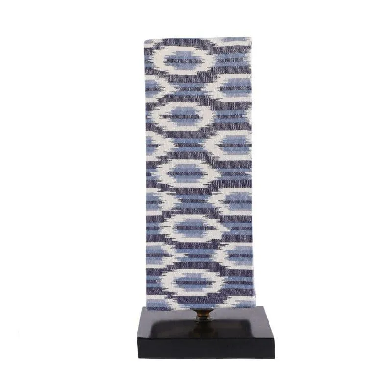 Lois Ingram Fabric Table Lamp - Blue,White media 4