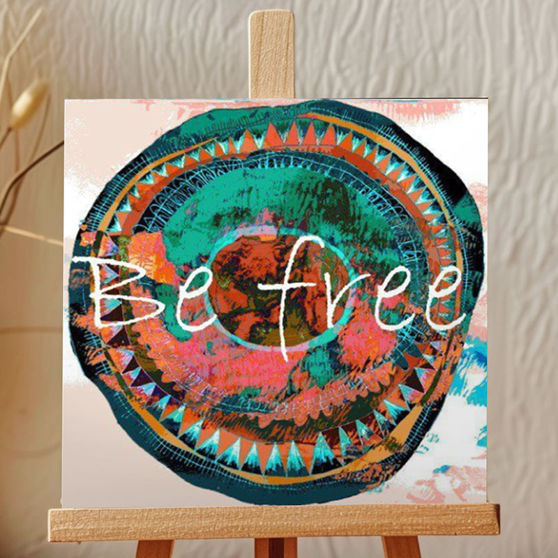Be Free Canvas Showpiece