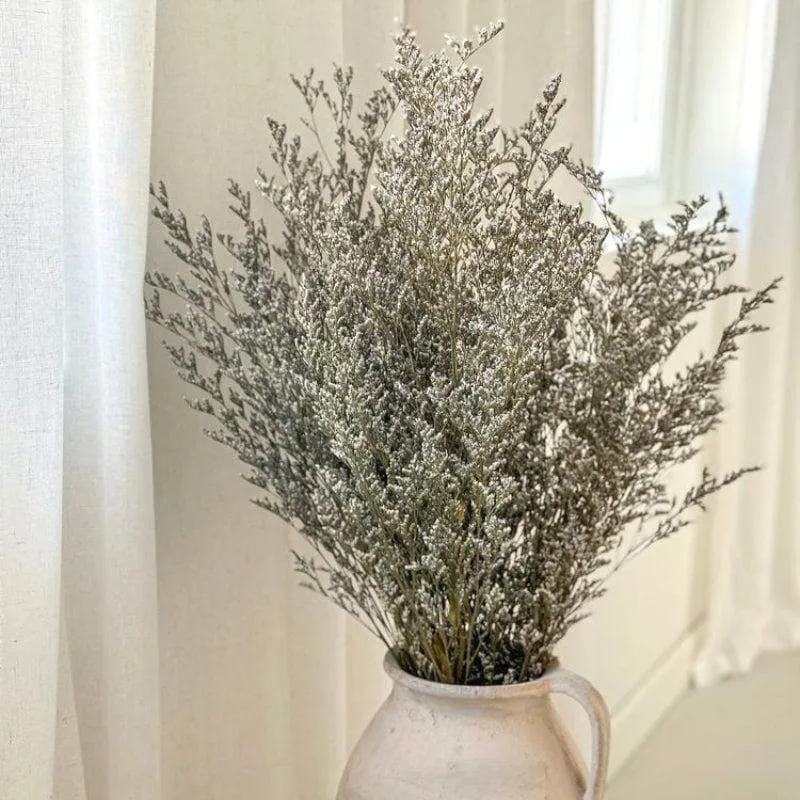 Naturally Dried Lavender Limonium Stems - Set Of Five media 1
