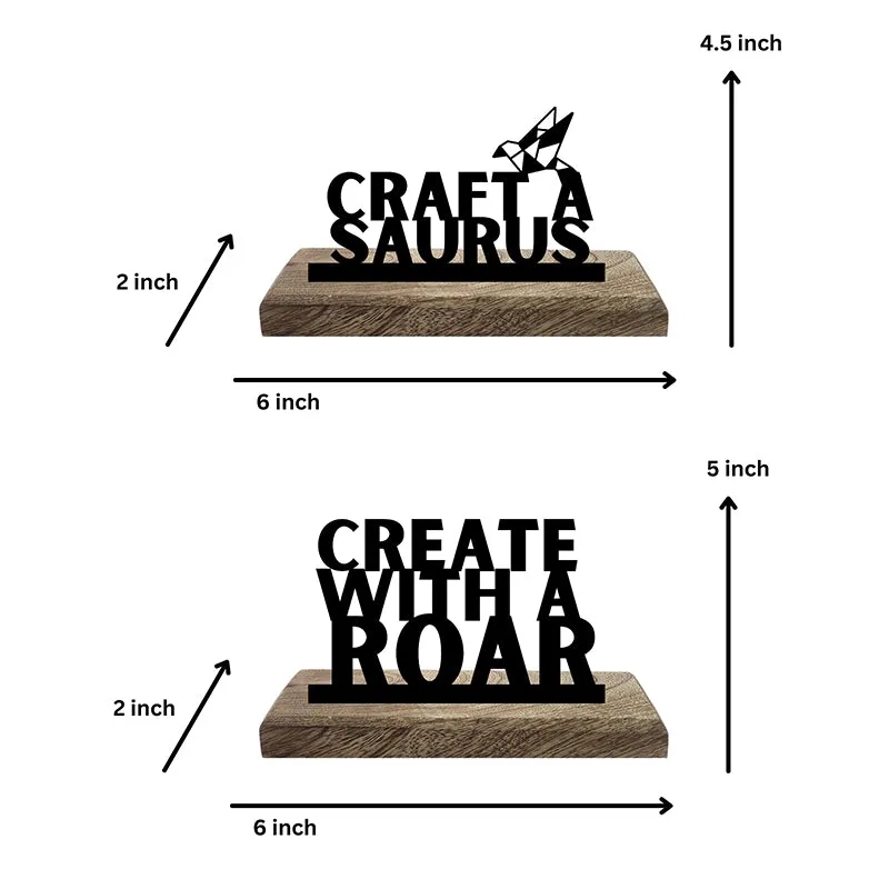 Craftasaurus Showpiece - Set Of Two media 5