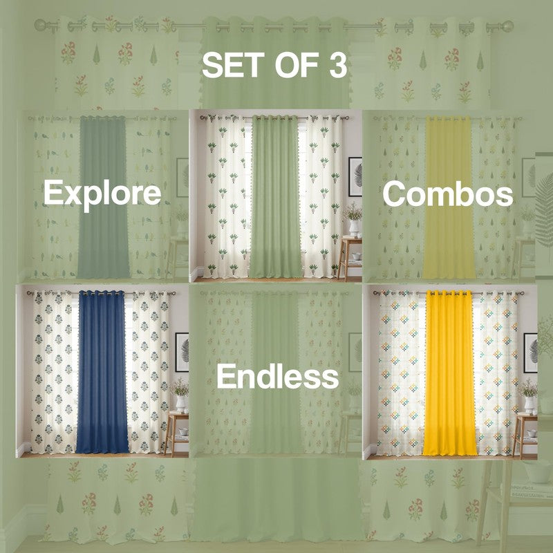 Urban Space Amara Curtains - Set Of Three media 6