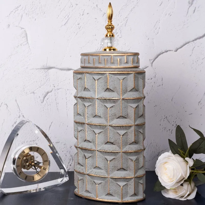 Ashwave Ceramic Jar Showpiece - Large media 3