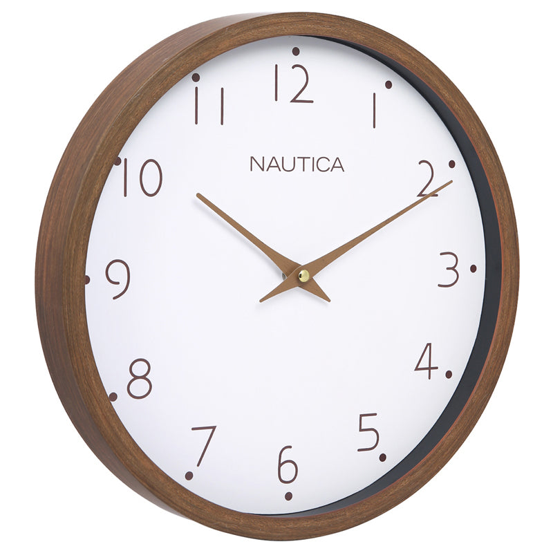 Velden Analog Wall Clock - White media 3