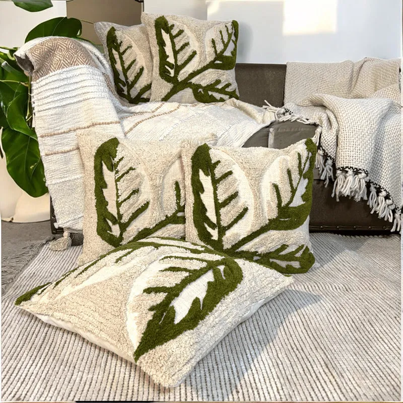 Leafestra Tufted Cushion Cover Set - Set Of Five media 5