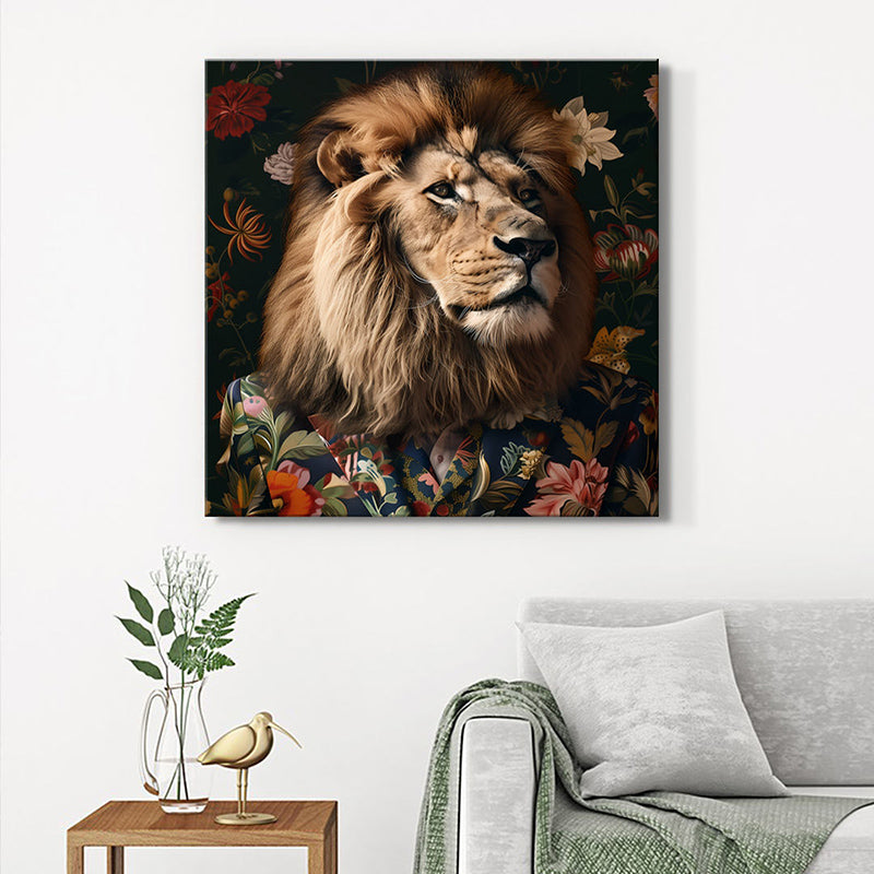 Blooming Beast Wall Painting