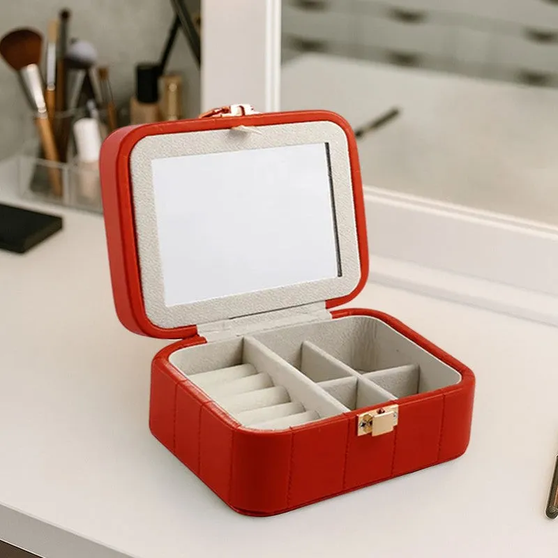 UrbanCharm Faux Leather Jewel Box media 1