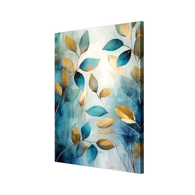 Gilded Breeze Poly Canvas Wall Painting media 4