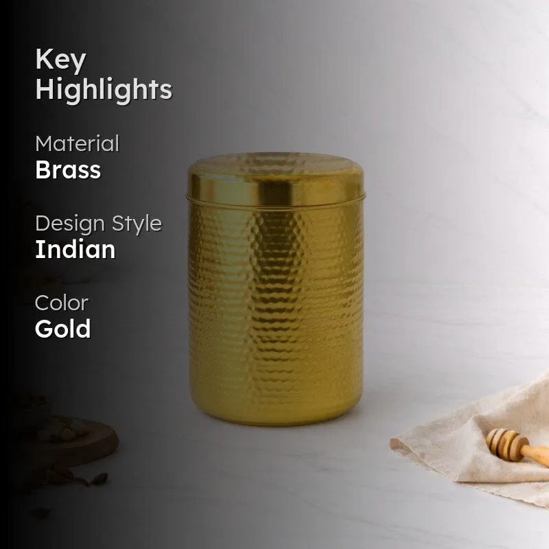 PureForm Gold Brass Container - 4500 mL media 2