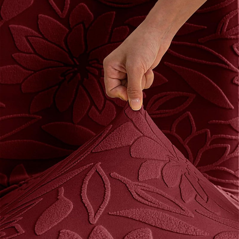 Serena Chair Cover (Maroon) - Set Of Four media 4