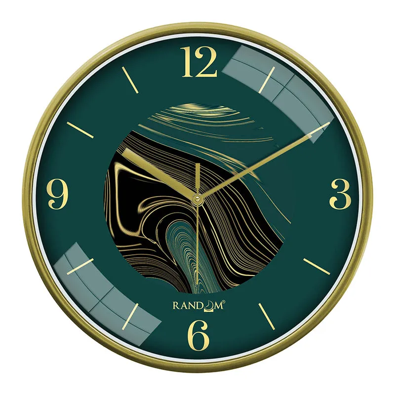 Hemera Swirl Wall Clock - Green media 3