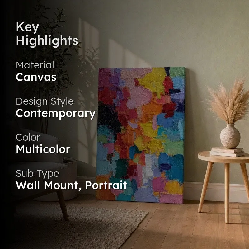 Chromaflux Urban Abstract Canvas Wall Art media 2