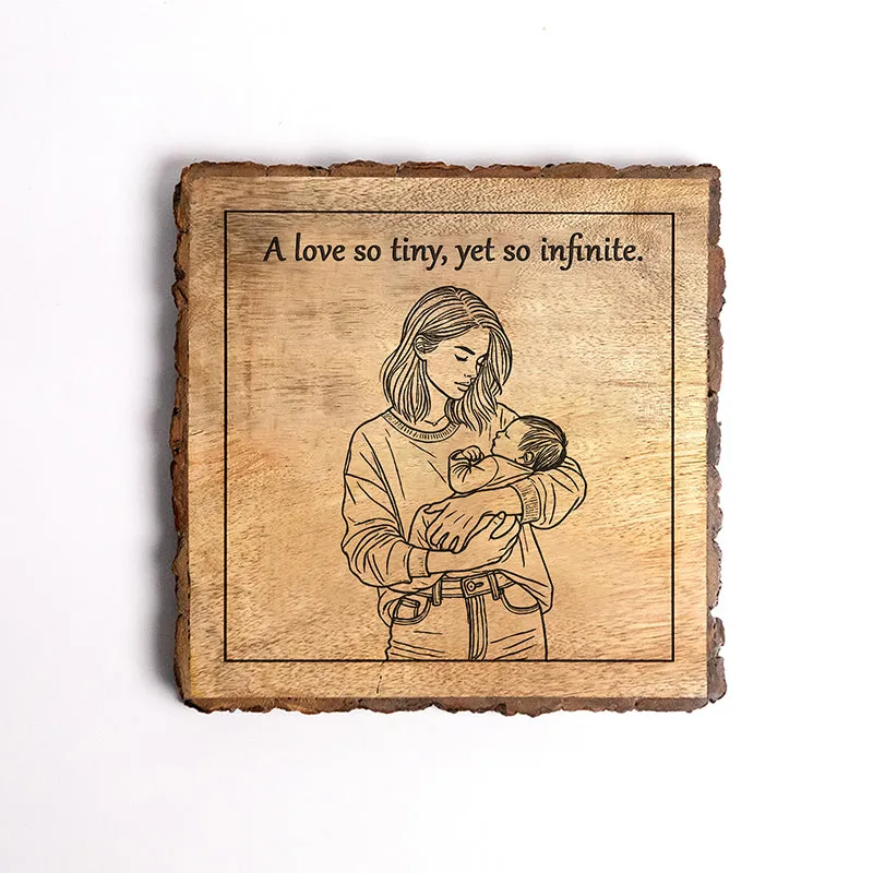 Tiny, Yet Infinite Wood Showpiece - Square media 5