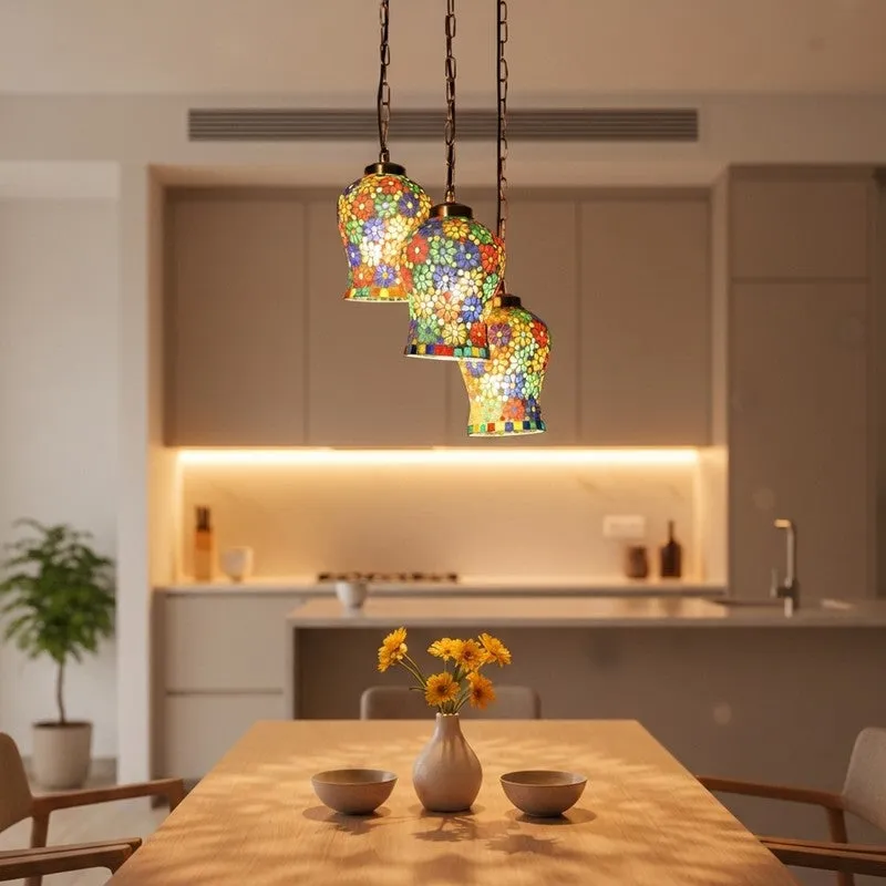 Aurelia Glass Ceiling Lamp - Multicolor media 1