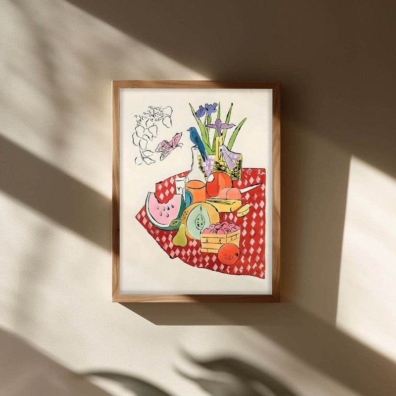 Savory Scene Archival Canvas Wall Art - Brown media 3