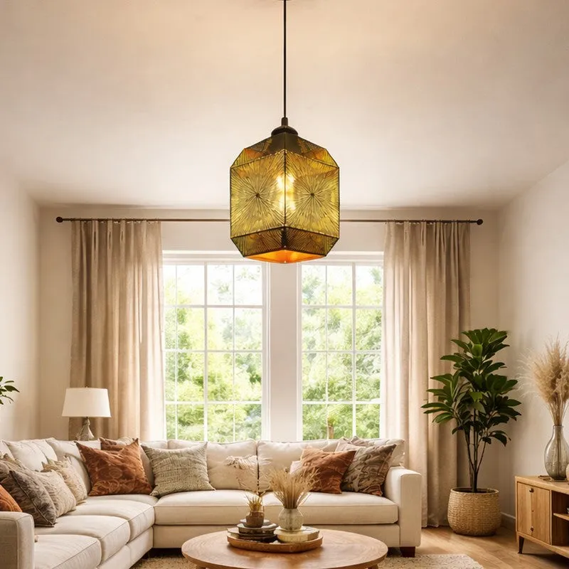 Classic Facet Metal Ceiling Lamp media 1