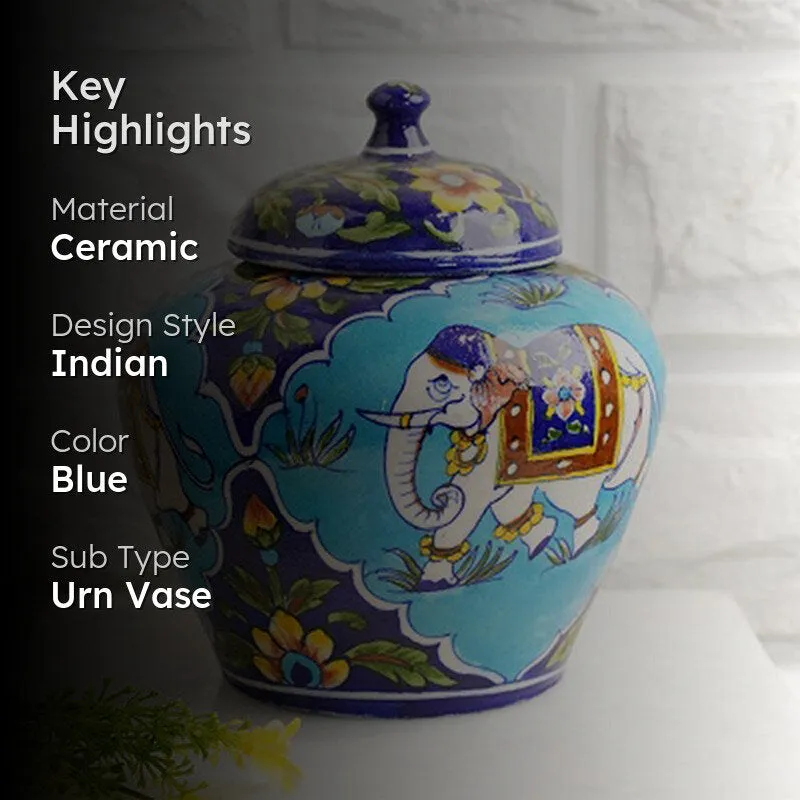 Regal Gaja Handpainted Vase media 2