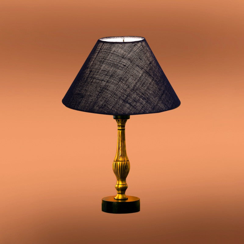 Aurelo Relo Wooden Table Lamp - Blue media 7