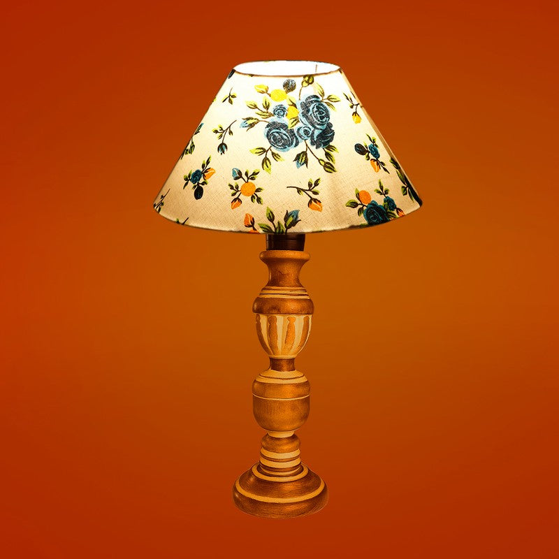 Zenrae Wooden Table Lamp - Multicolor media 7
